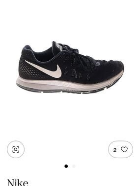 Nike Black and White Running Sneakers